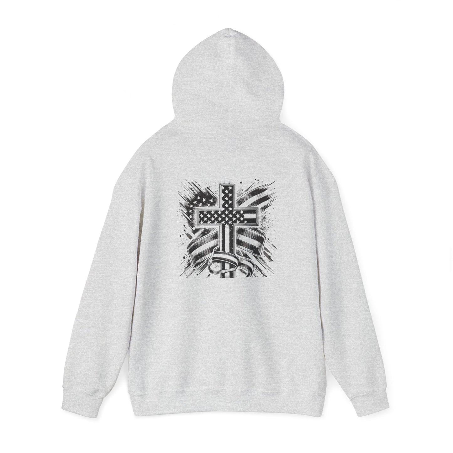 Faith & Freedom Unisex Heavy Blend™ Hooded Sweatshirt - Cozy, Stylish, Perfect for Holidays