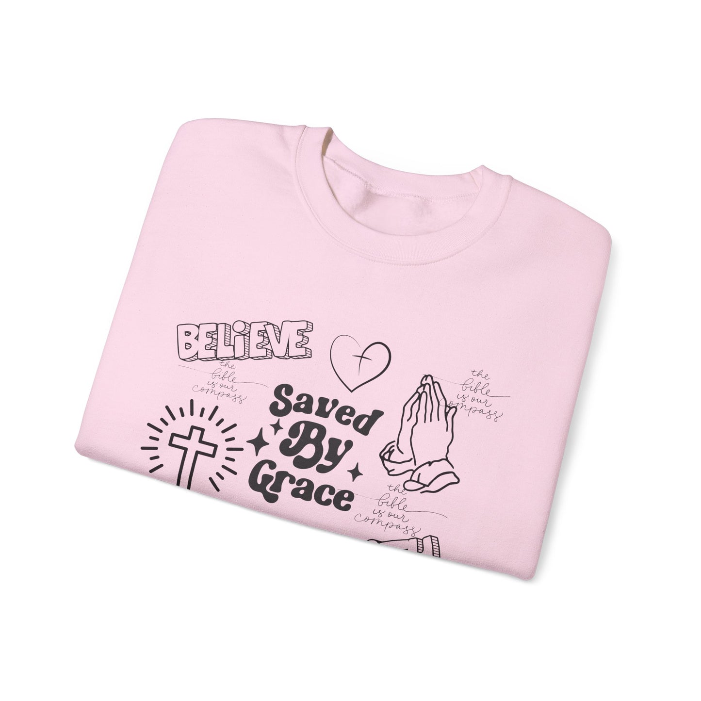 Faith & Grace Crewneck Sweatshirt - Unisex Heavy Blend™ - Perfect for Everyday Inspiration