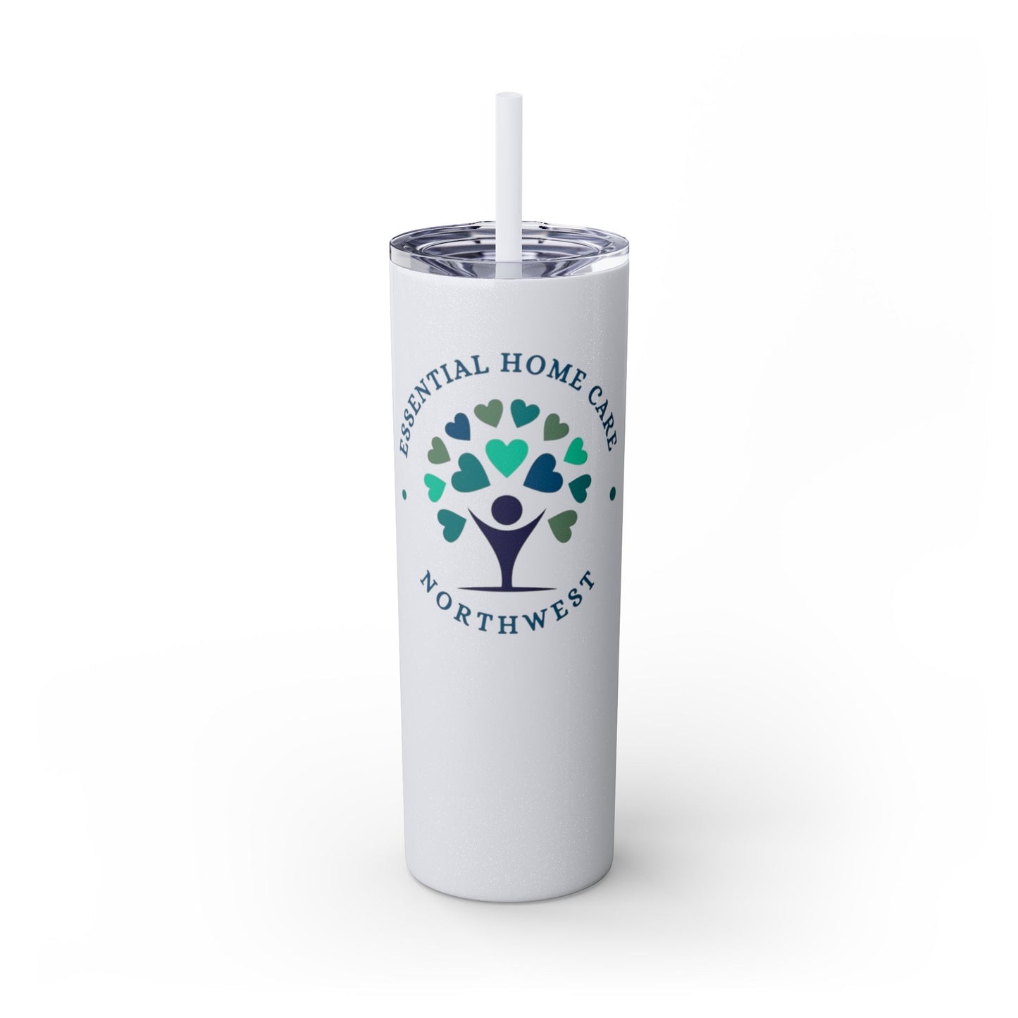 * Custom * Essential Home Care 20oz Skinny Tumbler with Straw