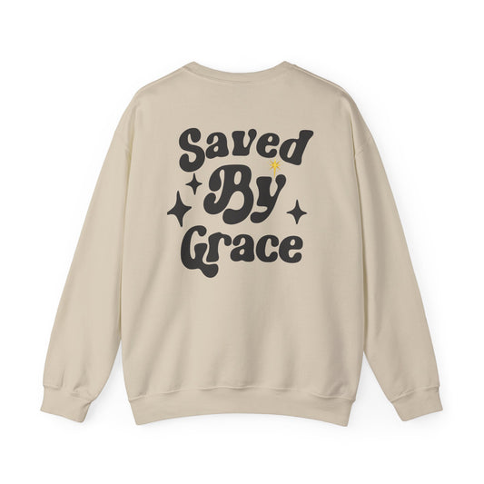 Saved by Grace Unisex Heavy Blend™ Crewneck Sweatshirt