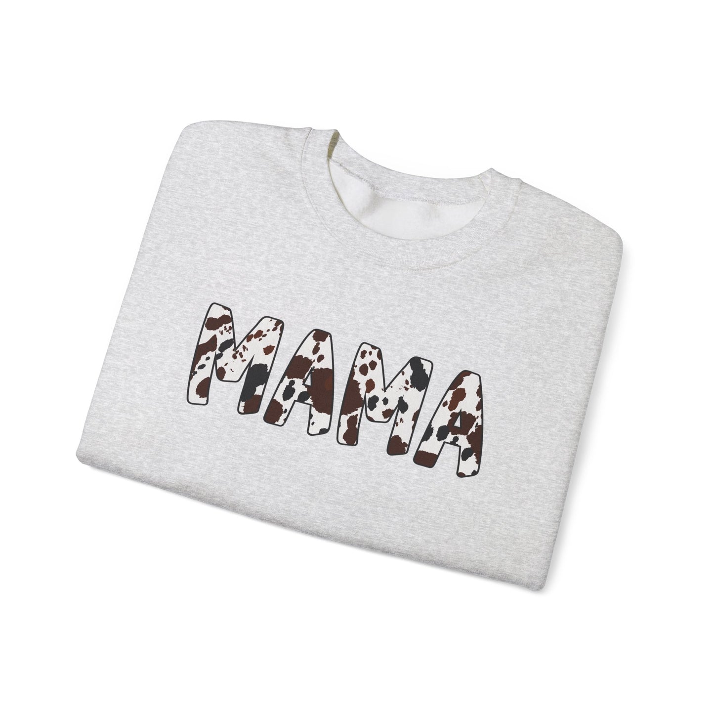 Mama Cow Crewneck Sweatshirt - Cozy Gift for Moms