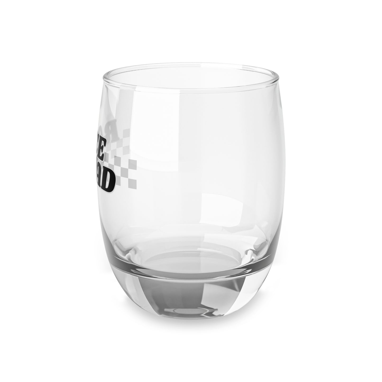 Moto Race Dad Whiskey Glass - Perfect Gift for Racing Enthusiasts