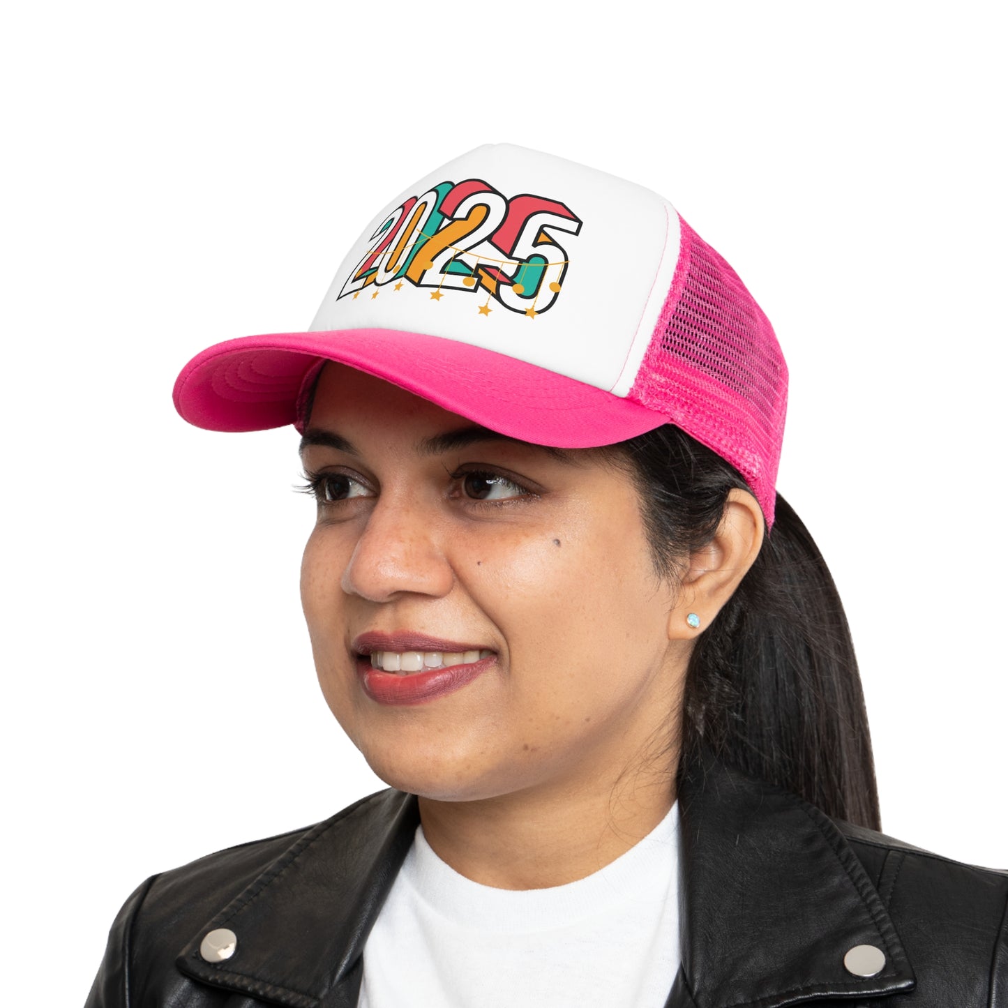 New Years Retro 2025 Mesh Cap - Perfect for Celebrations and Everyday Style