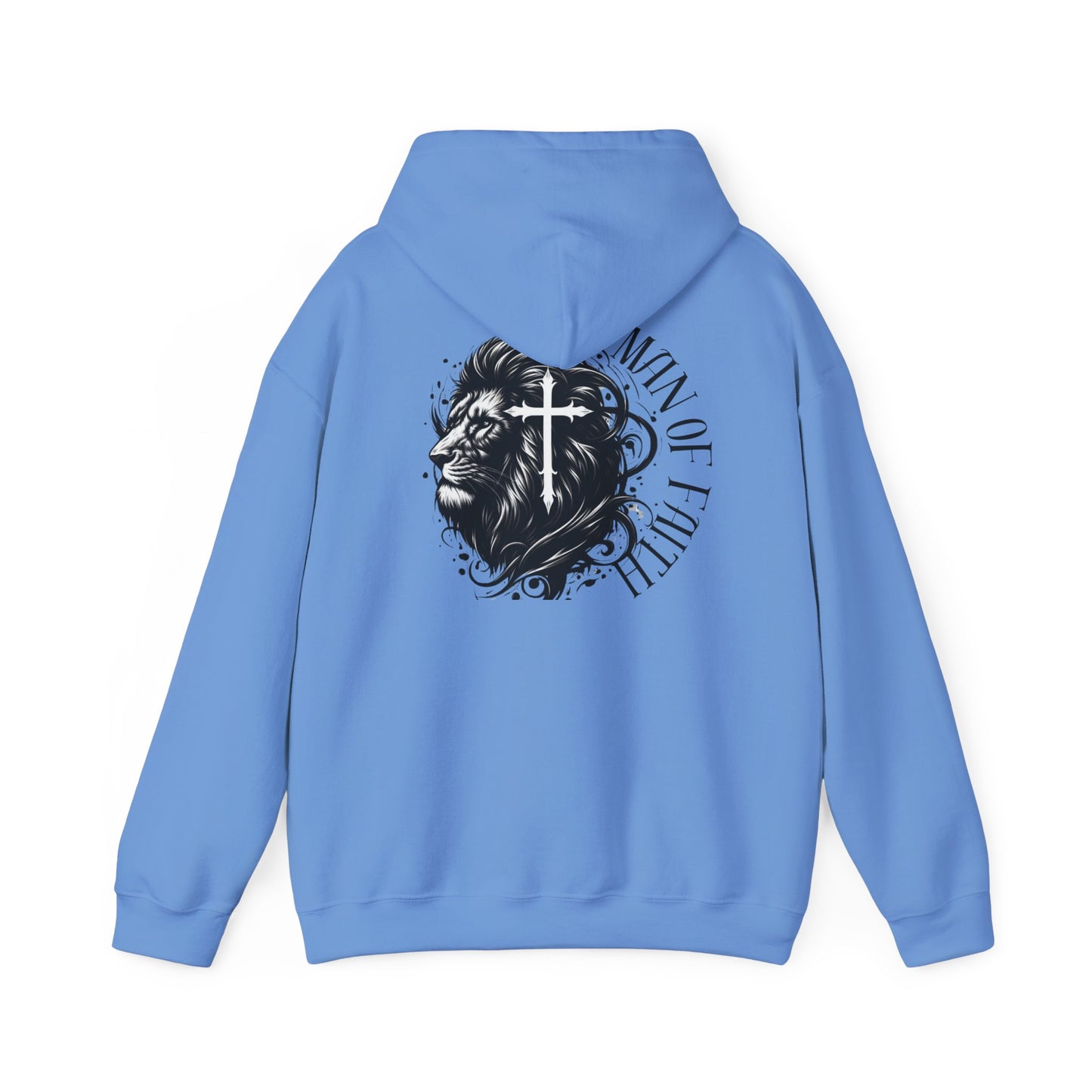 Faith-Inspired Man Of Faith Design Unisex Heavy Blend™ Hoodie