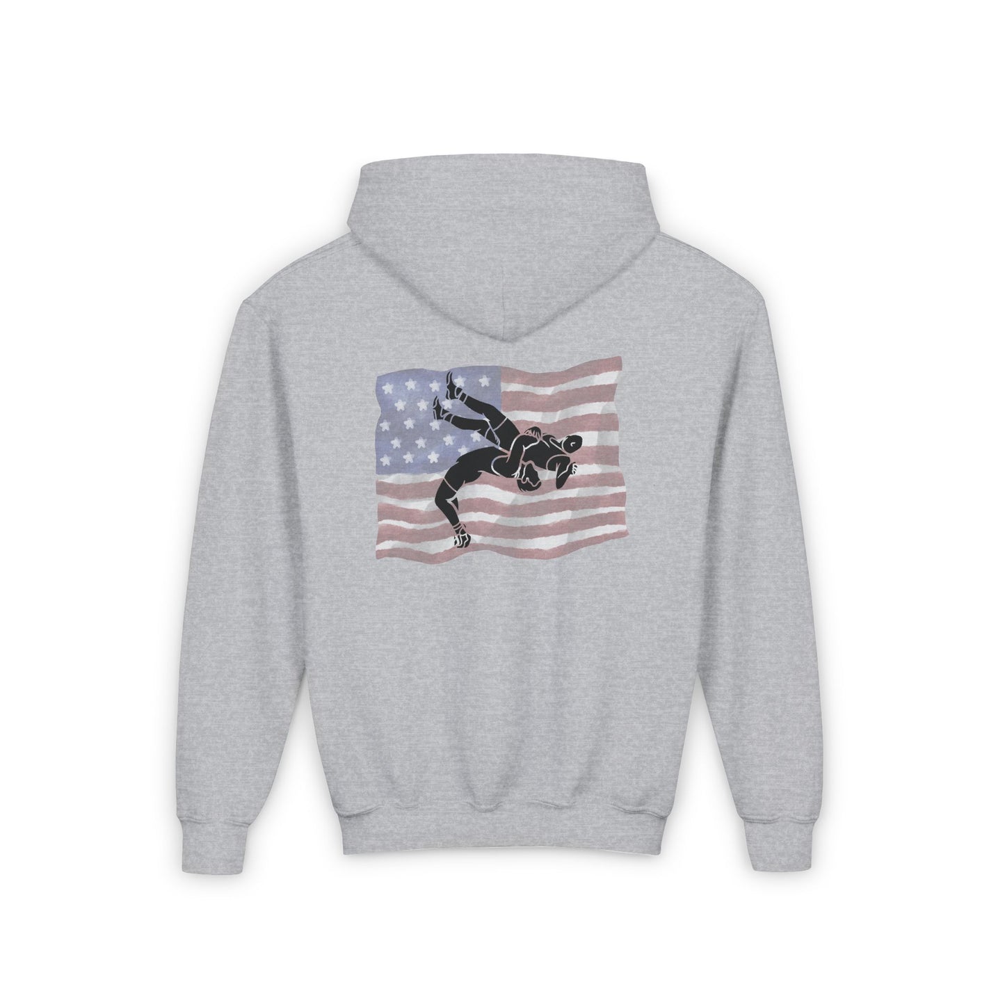 Patriotic Youth Wrestler Hoodie