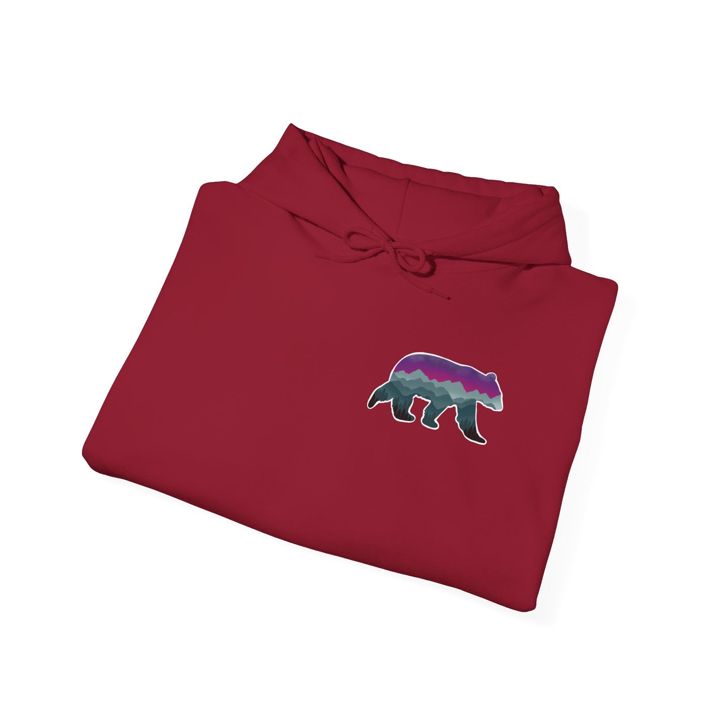 Cozy Bear Graphic Hoodie - Unisex Heavy Blend™ Sweatshirt