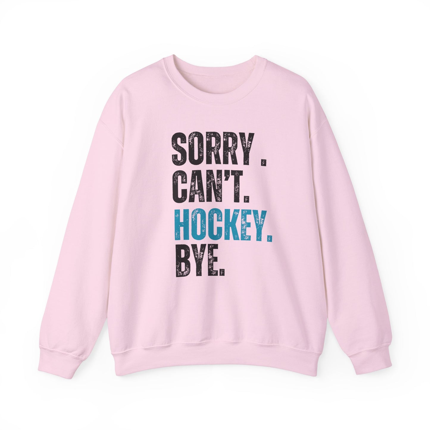 Sorry Can't Hockey Blue Unisex Heavy Blend Sweatshirt