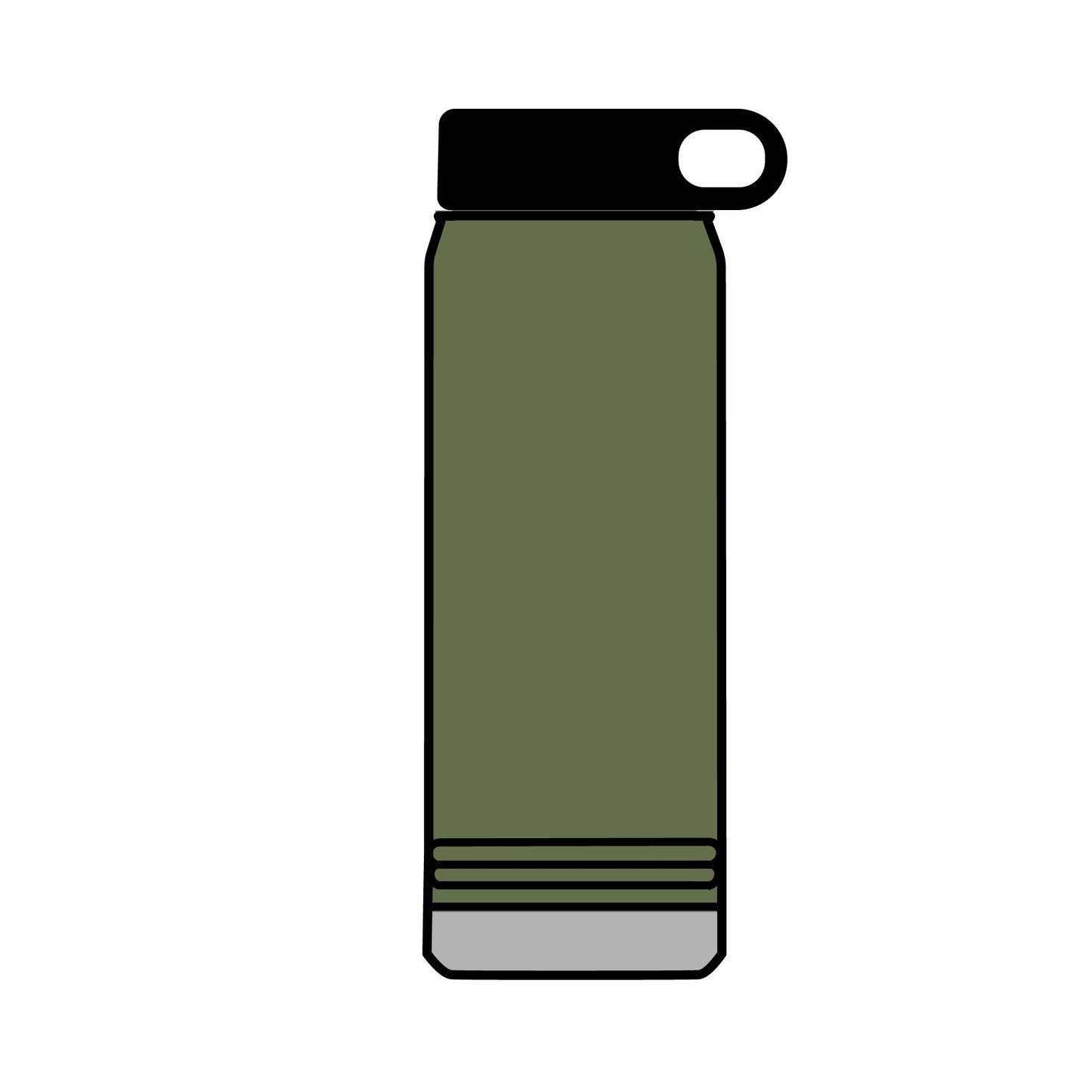 ***CUSTOM** Hockey Patriotic 32oz Water Bottle - Red, USA Design for Active Lifestyles