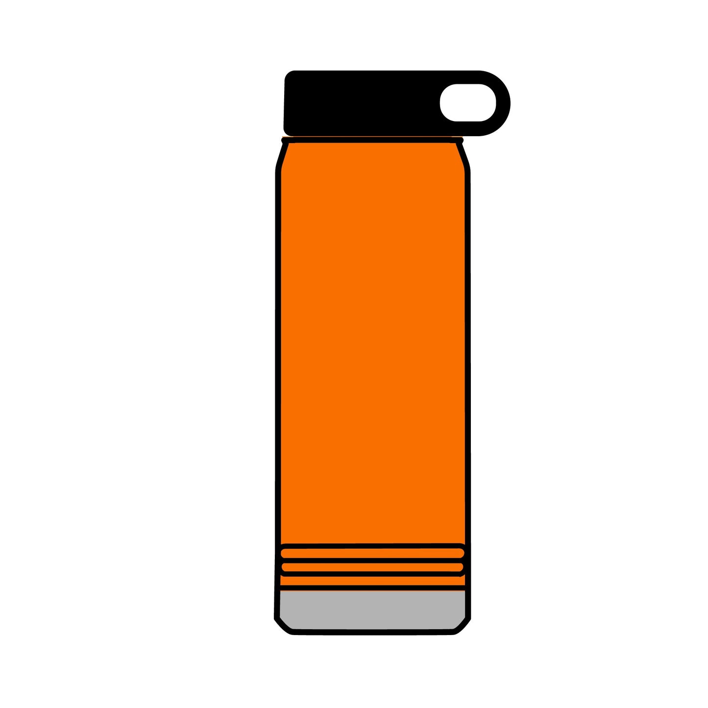 ***CUSTOM** Hockey Patriotic 32oz Water Bottle - Red, USA Design for Active Lifestyles