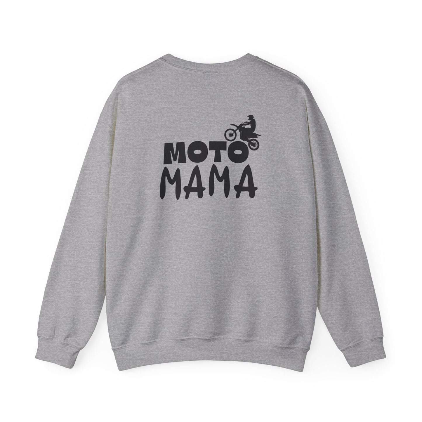 Moto Mama Unisex Heavy Blend™ Crewneck Sweatshirt - Perfect Gift for Motorcycle Moms