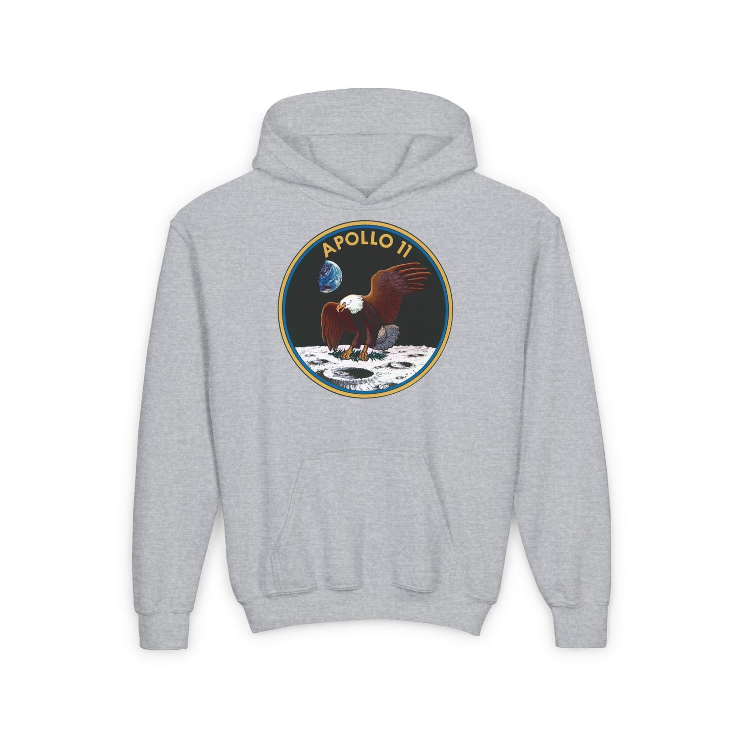 Apollo II Eagle Youth Hoodie - Space Exploration Design