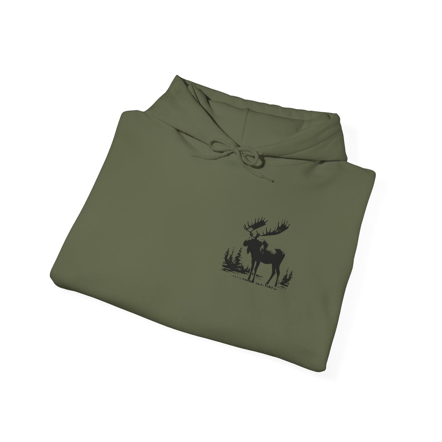 Cozy Moose Graphic Hoodie for Nature Lovers