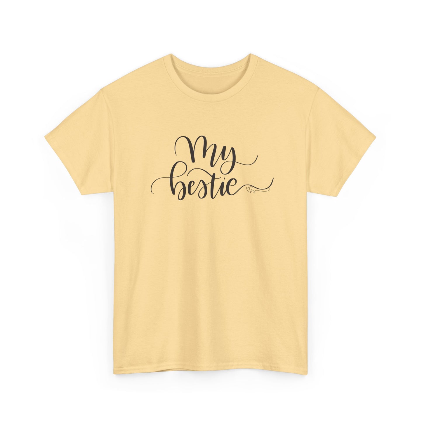 My Bestie Unisex Heavy Cotton Tee - Perfect Gift for Friends!