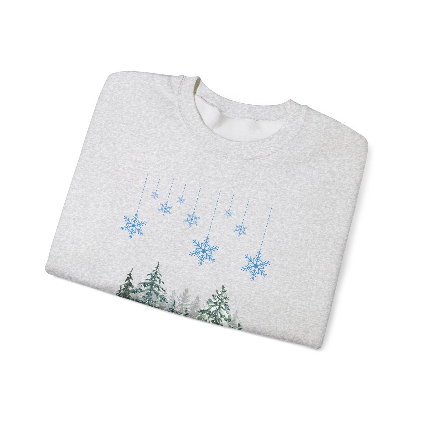 Winter Wonderland Penguin & Snowman Crewneck Sweatshirt