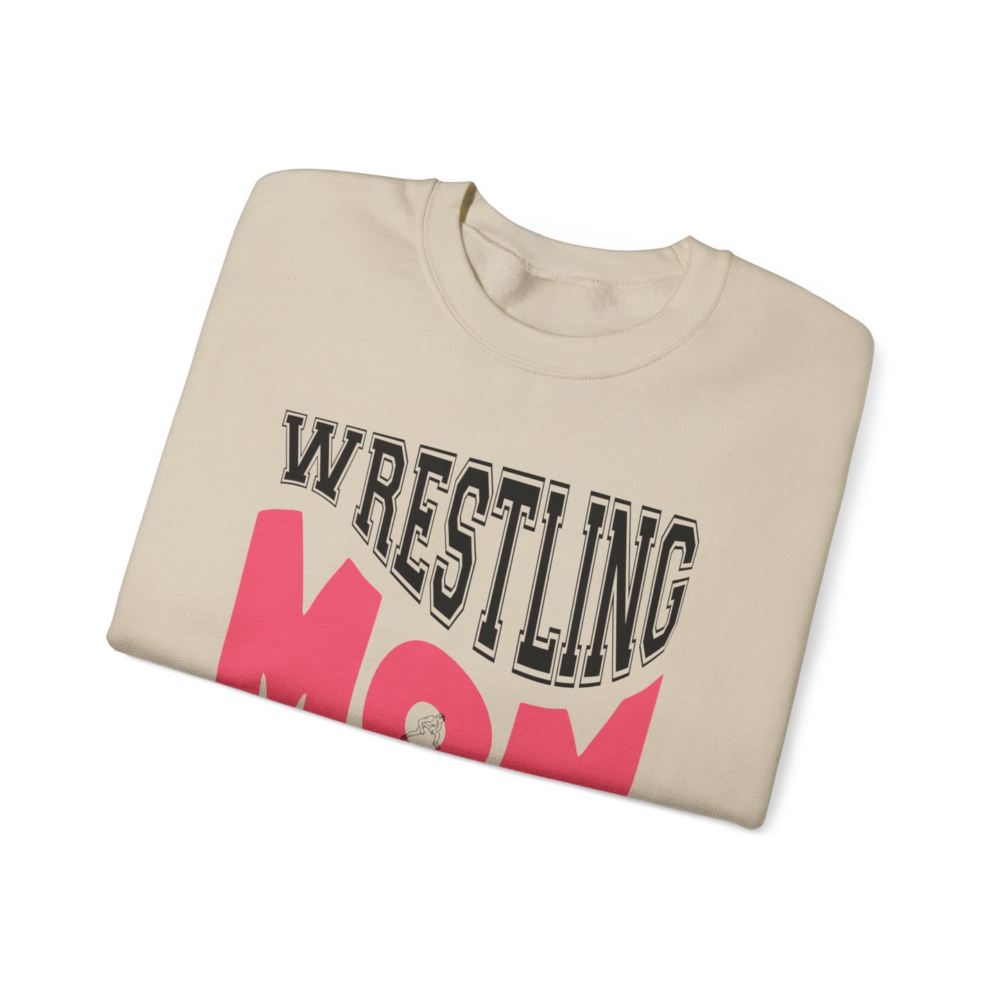Wrestling Mom Sweatshirt - Unisex Heavy Blend Crewneck - Perfect Gift for Moms
