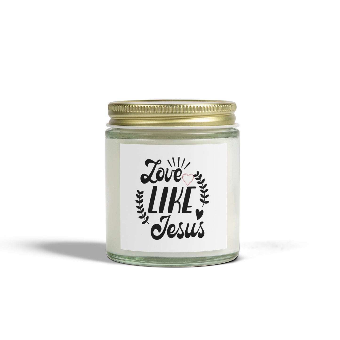 Love Like Jesus Scented Candle - Coconut Apricot Wax (4oz, 9oz)