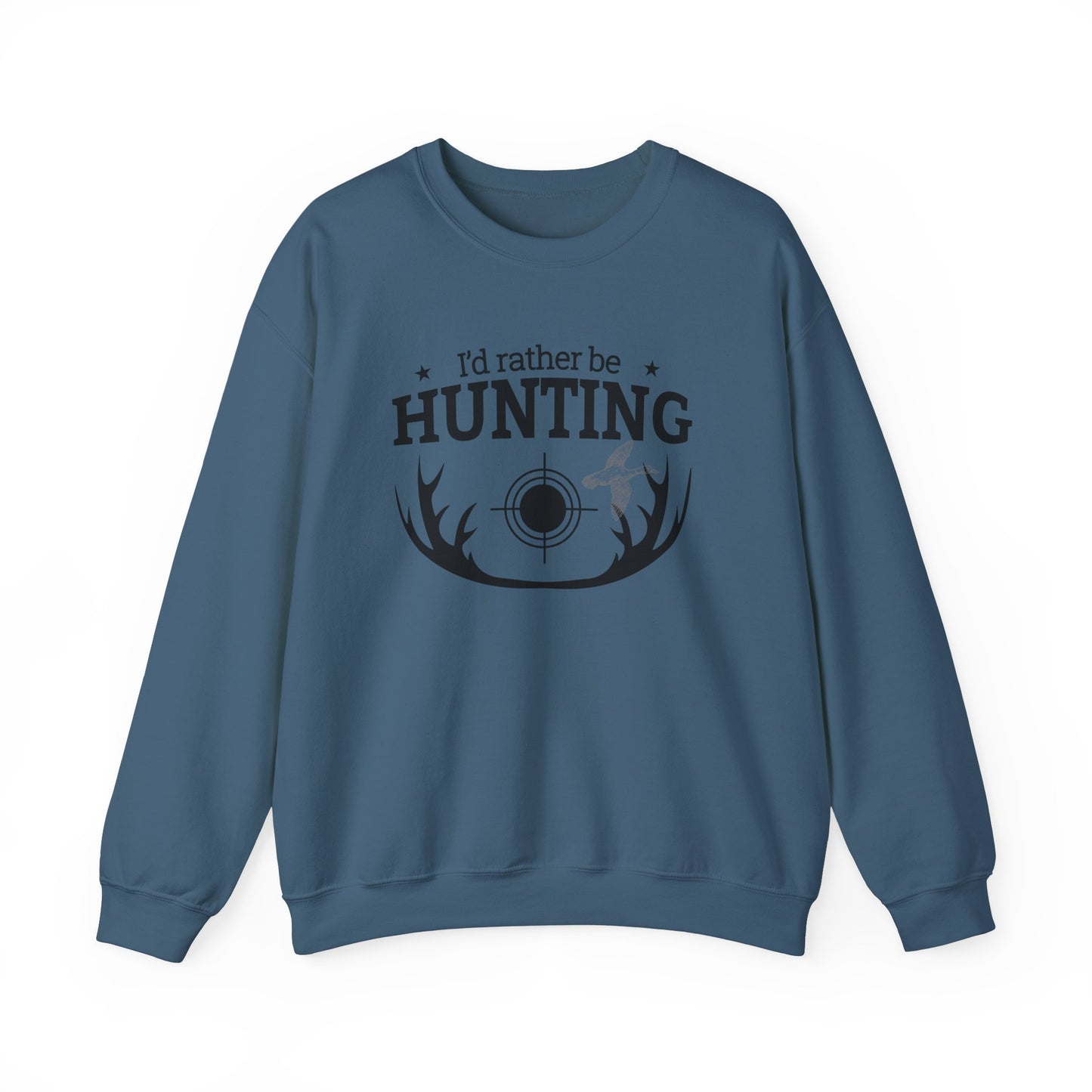 I'd Rather Be Hunting Unisex Crewneck Sweatshirt | Cozy Outdoor Apparel