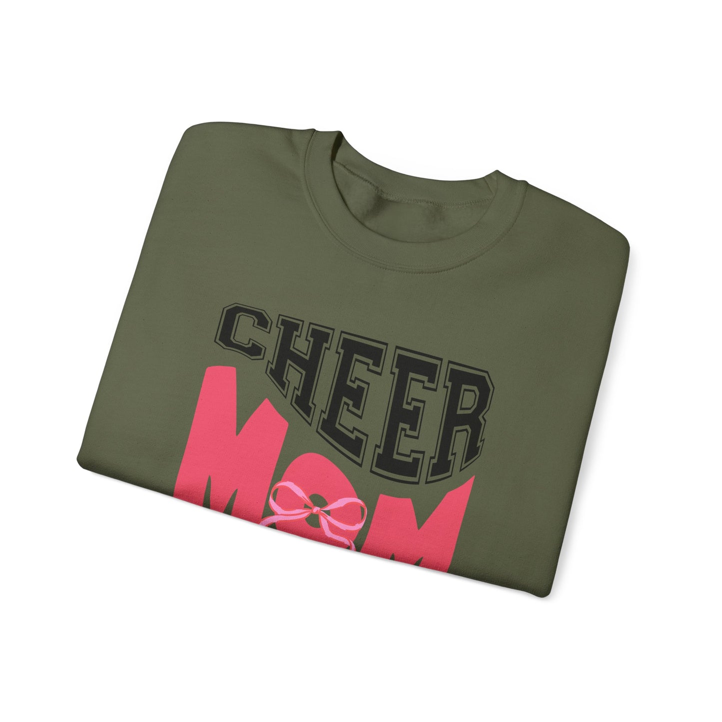 Cheer Mom Unisex Heavy Blend Crewneck Sweatshirt - Perfect Gift for Cheerleading Moms