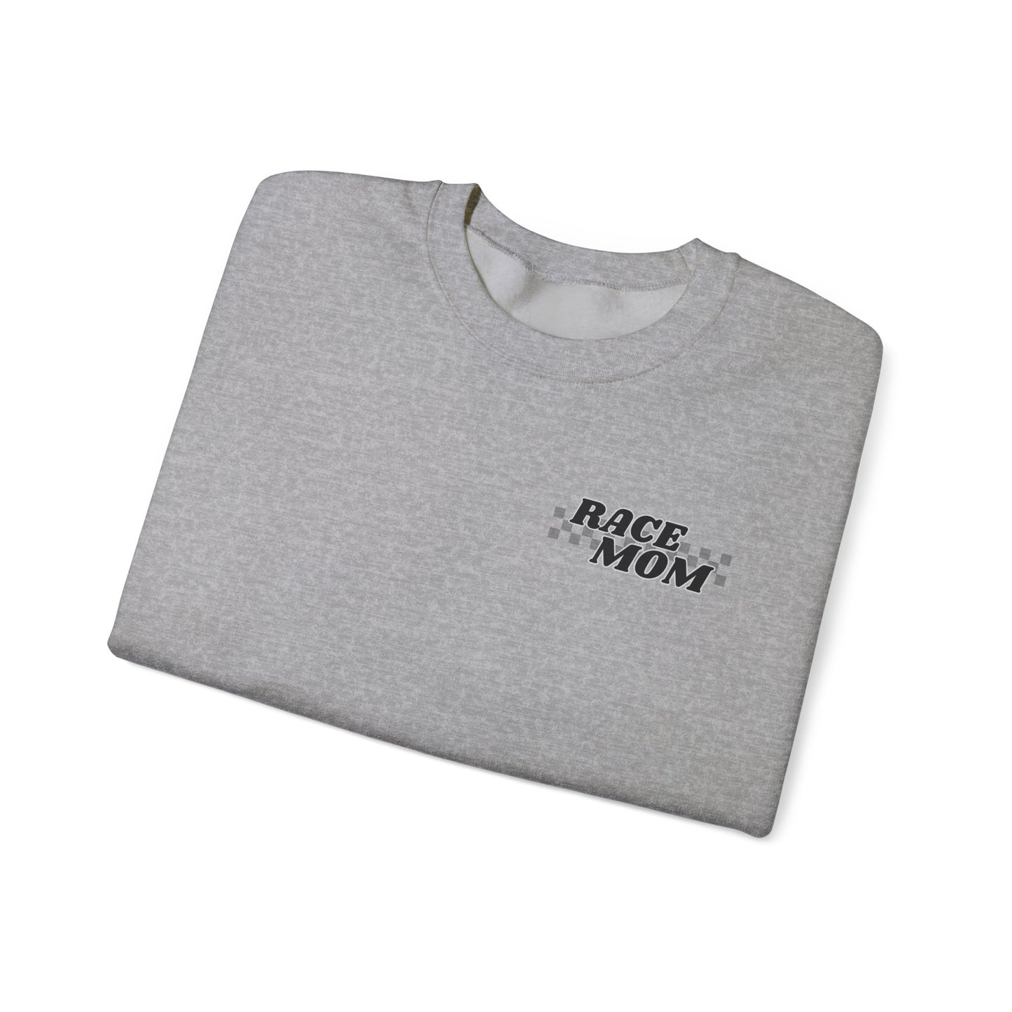 Race Mom - Unisex Heavy Blend™ Crewneck Sweatshirt