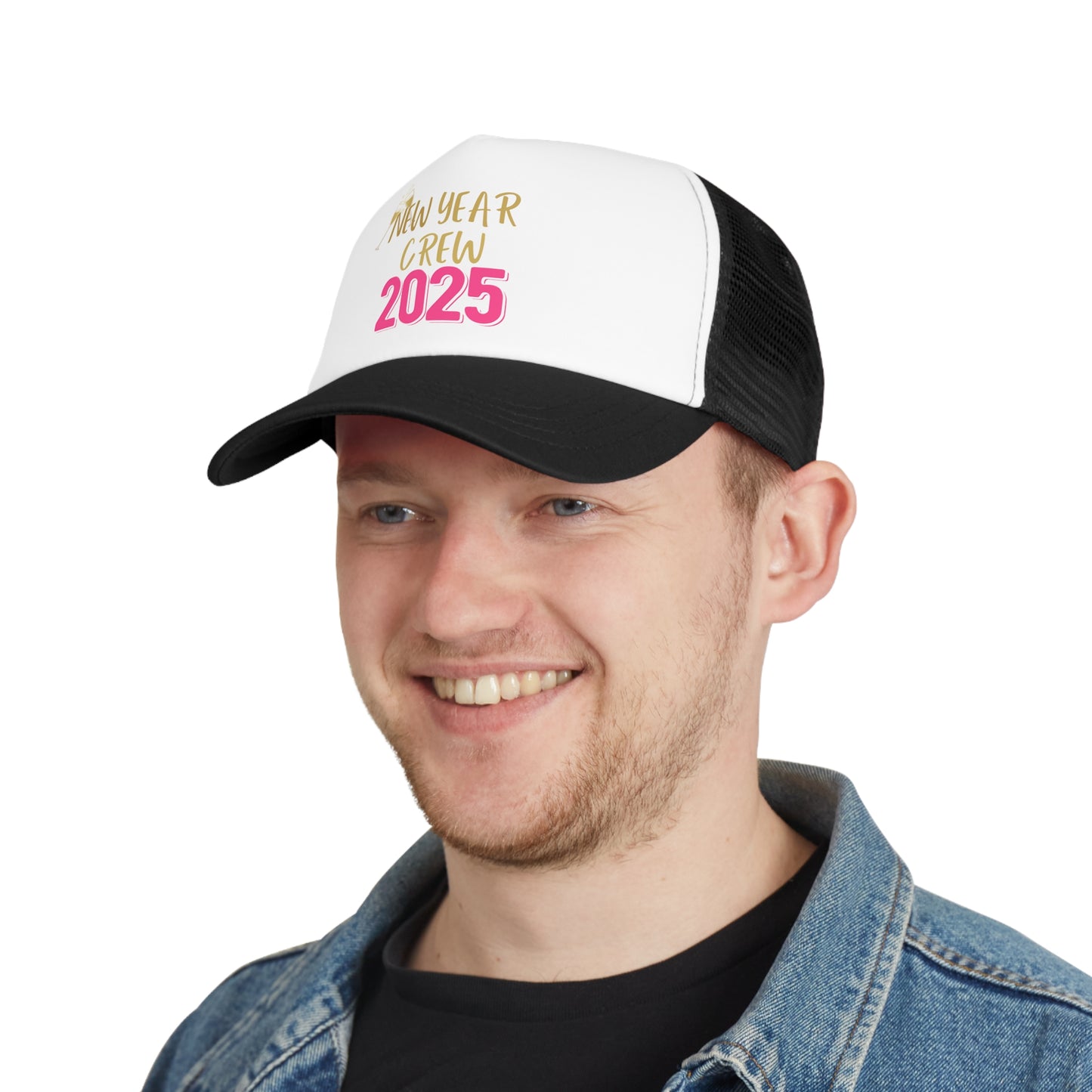 New Year Crew 2025 Mesh Cap - Celebrate in Style!