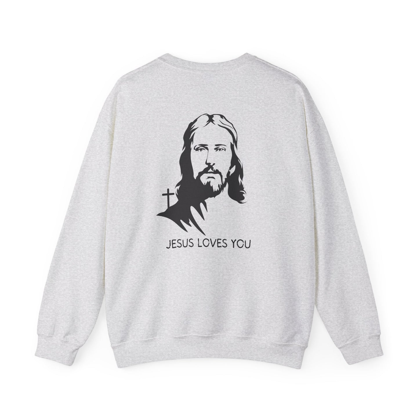 Christian Love Sweatshirt - Jesus Loves You Crewneck