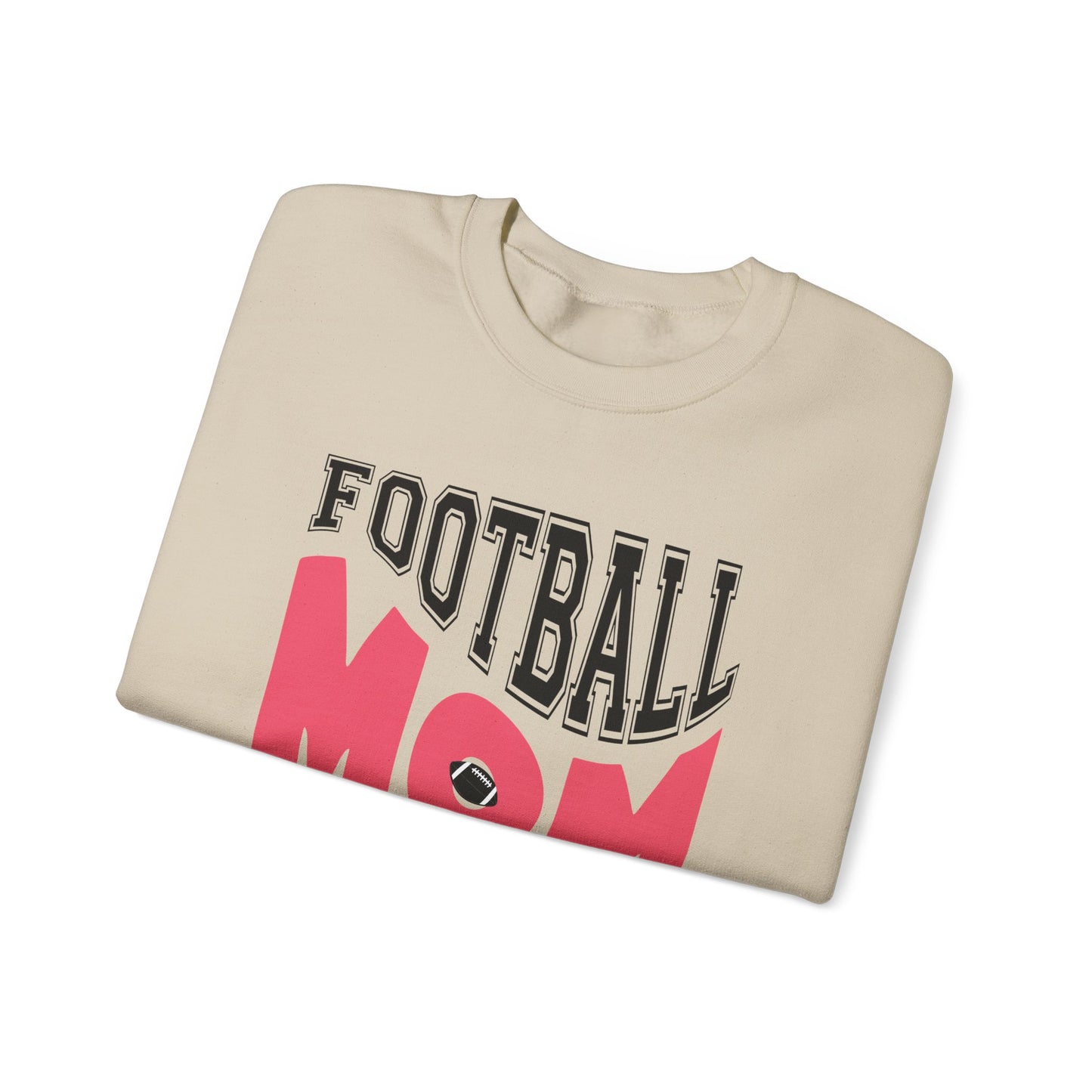 Football Mom Unisex Heavy Blend Crewneck Sweatshirt | Perfect Gift for Game Day