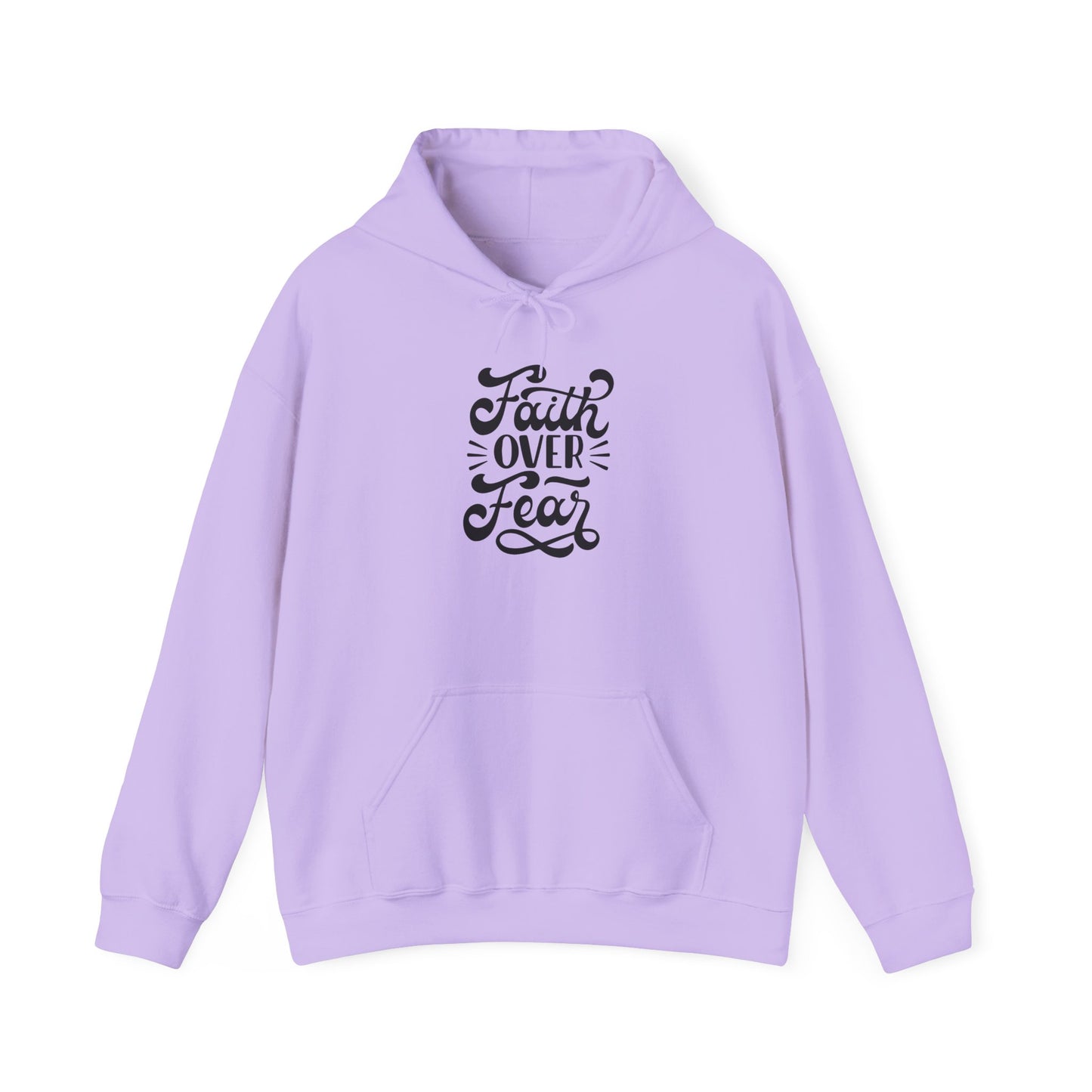 Faith Over Fear Unisex Hoodie – Inspirational Heavy Blend Sweatshirt