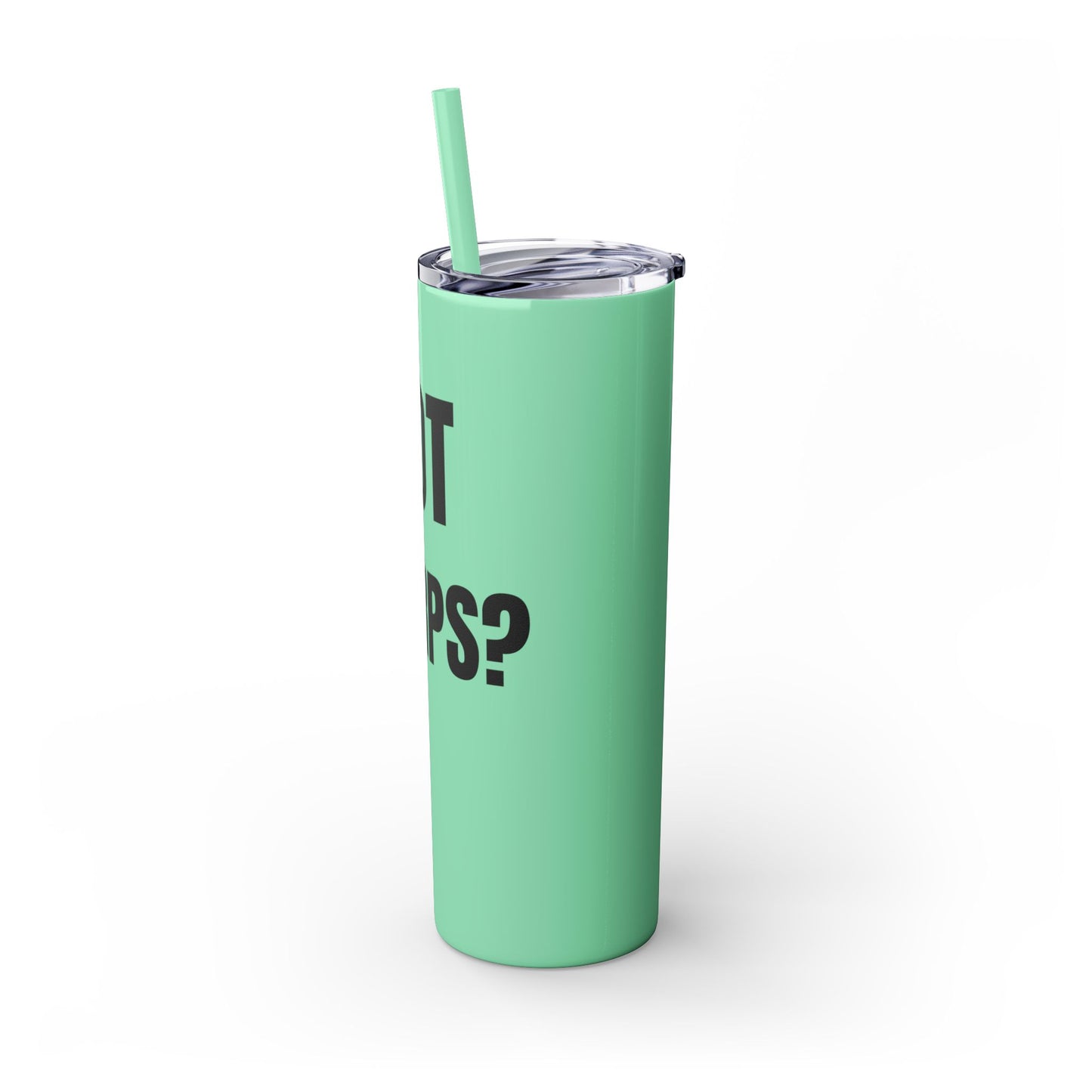 Got Chirps? Hockey Skinny Tumbler with Straw - Fun 20oz Drinkware