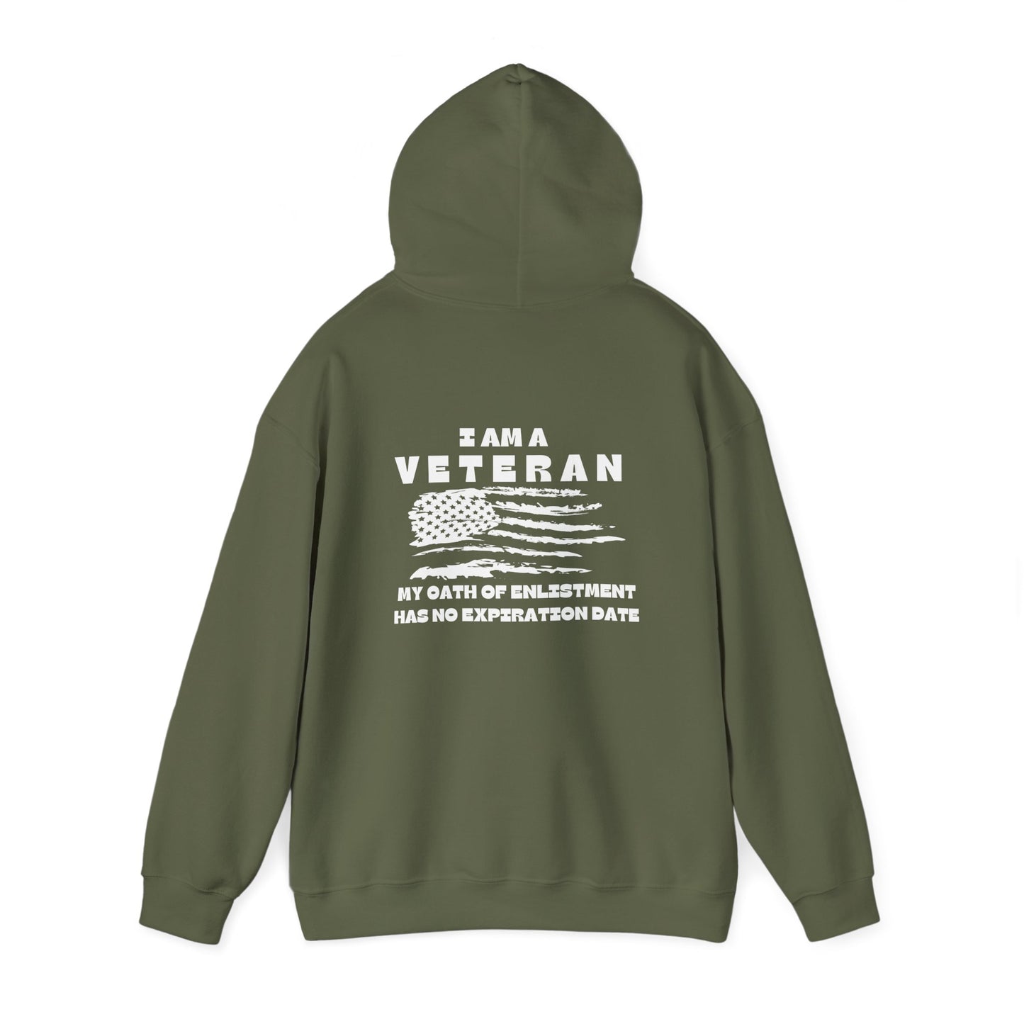 I AM A VETERAN - Cozy Unisex Heavy Blend™ Hooded Sweatshirt