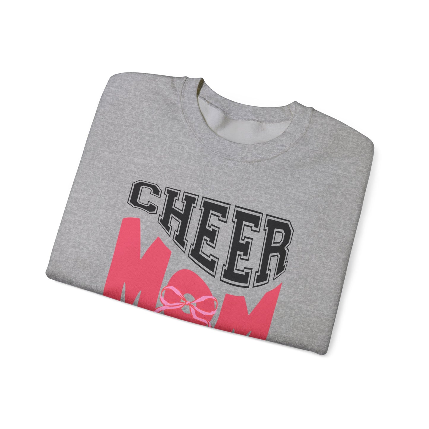 Cheer Mom Unisex Heavy Blend Crewneck Sweatshirt - Perfect Gift for Cheerleading Moms