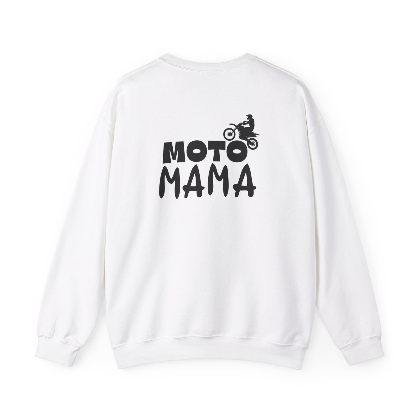 Moto Mama Unisex Heavy Blend™ Crewneck Sweatshirt - Perfect Gift for Motorcycle Moms