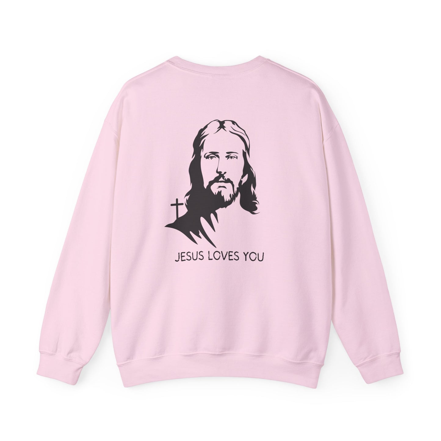 Christian Love Sweatshirt - Jesus Loves You Crewneck