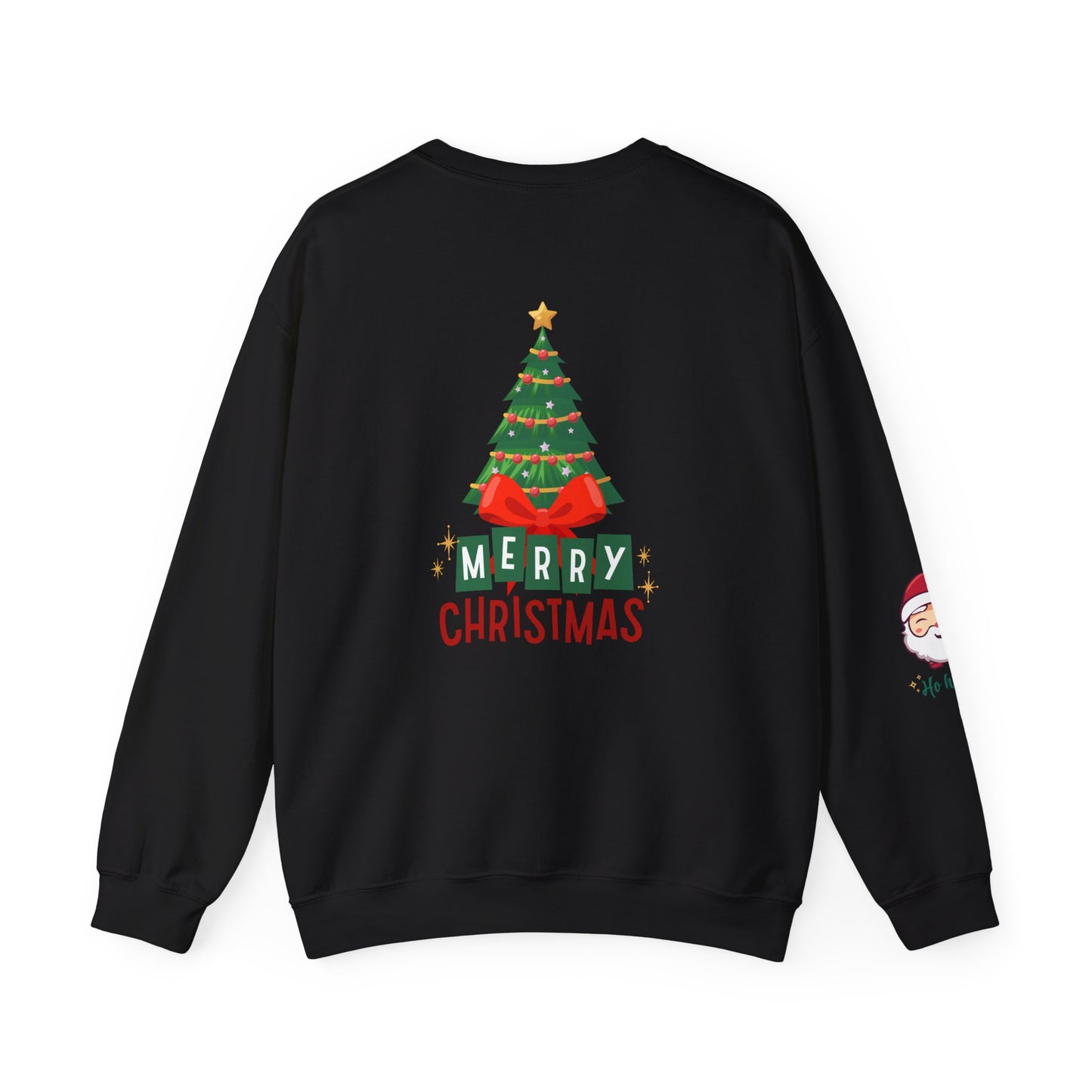 Merry Christmas Holly Jolly Crewneck Sweatshirt - Unisex Holiday Design