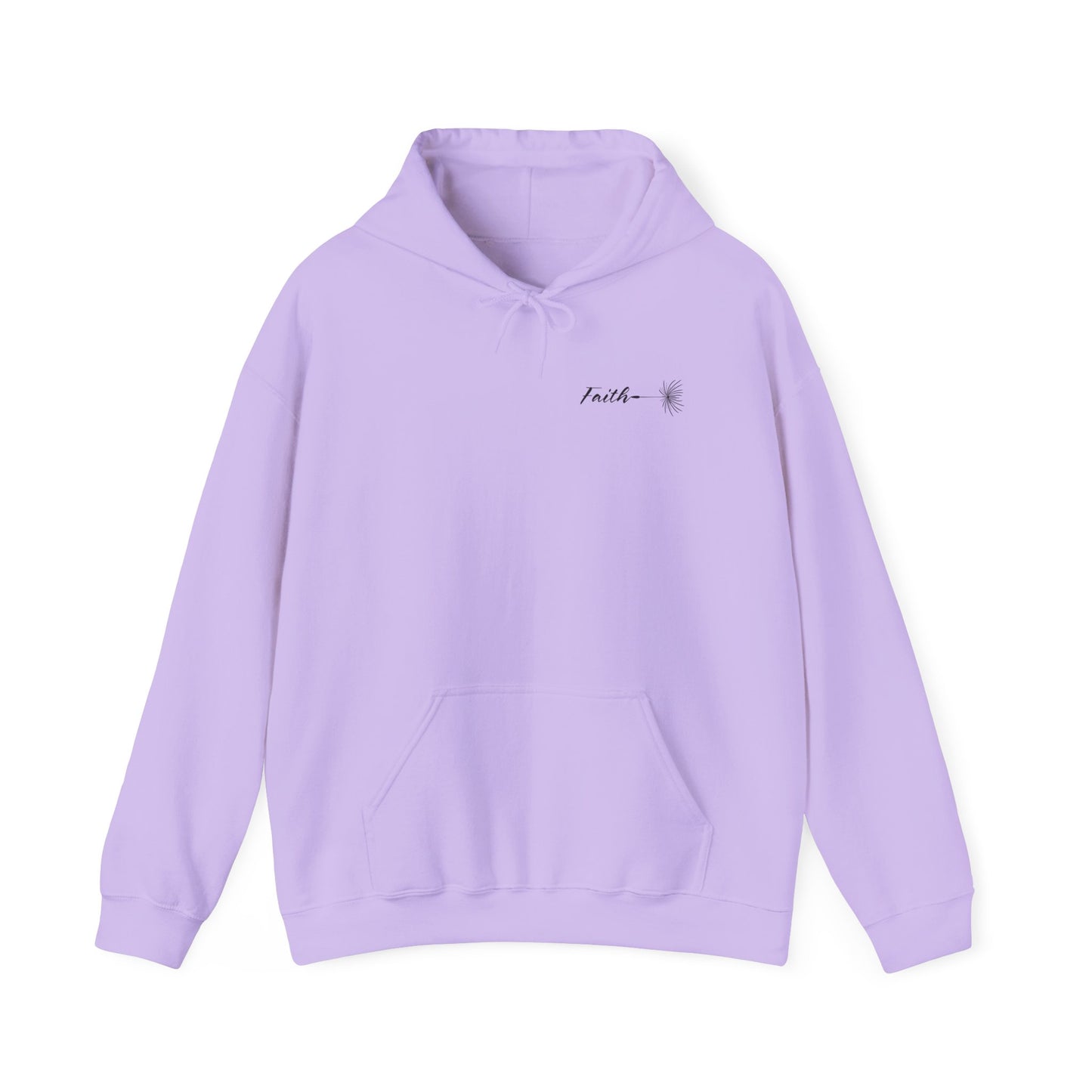 Faith Hope Love Unisex Hooded Sweatshirt - Cozy Inspirational Apparel