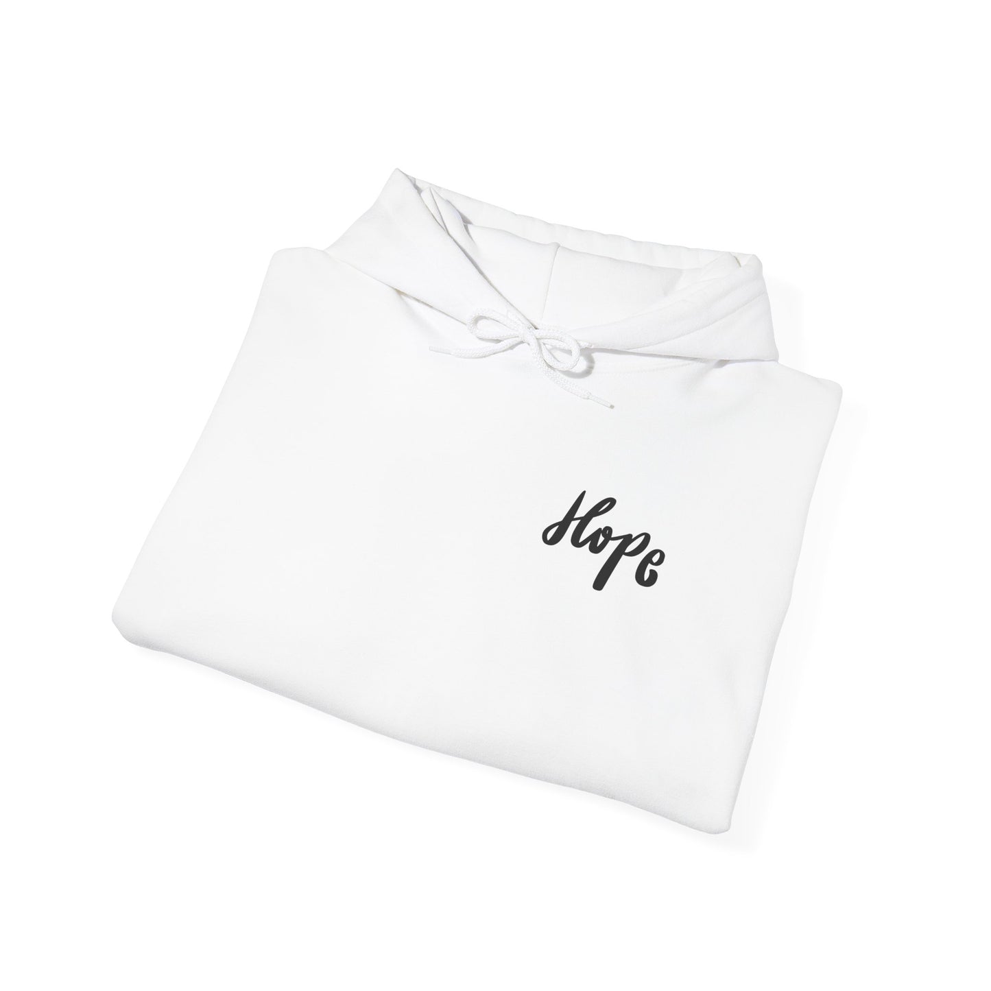 Hope & Faith Unisex Hooded Sweatshirt | Inspirational Graphic Hoodie