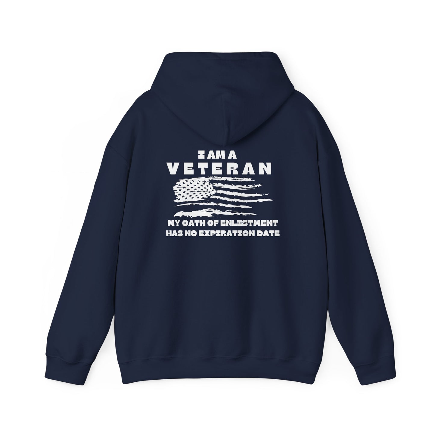 I AM A VETERAN - Cozy Unisex Heavy Blend™ Hooded Sweatshirt