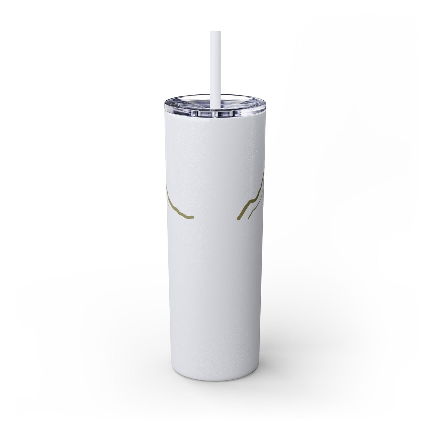 Adventure Awaits Skinny Tumbler with Straw - 20oz Hiking Design