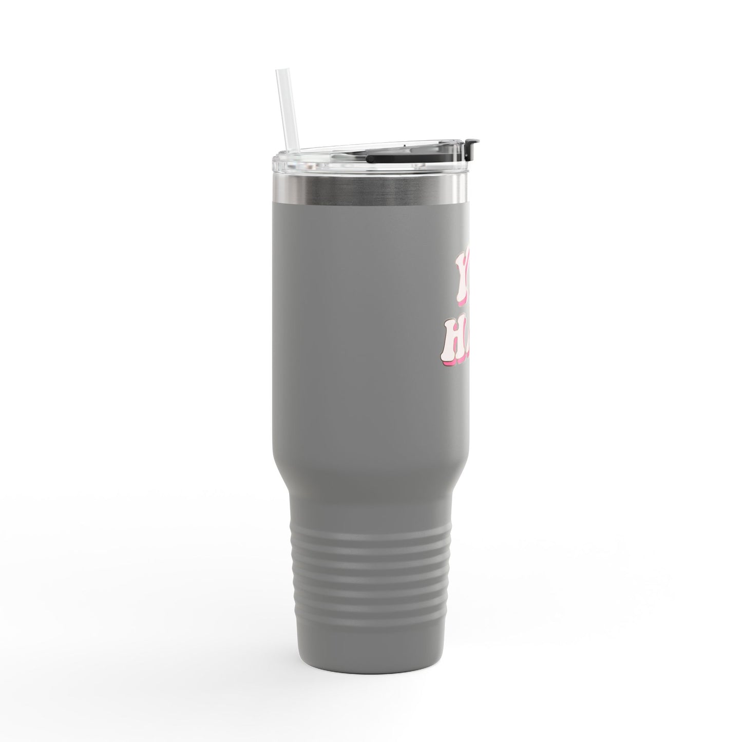 Yee Haw Insulated Travel Mug - 40oz Adventure Drinkware for Outdoor Enthusiasts