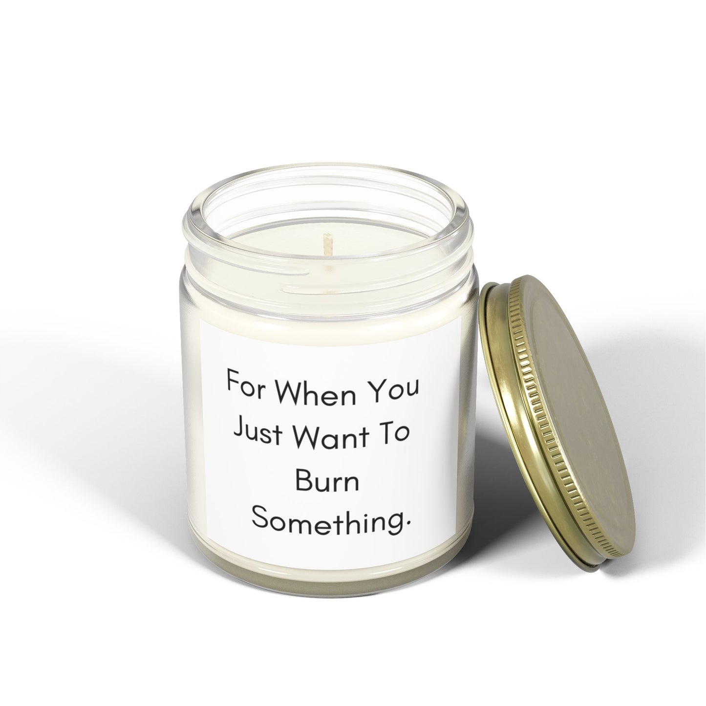 Silly Scented Candle - Coconut Apricot Wax (For When You Just Want To Burn Something)