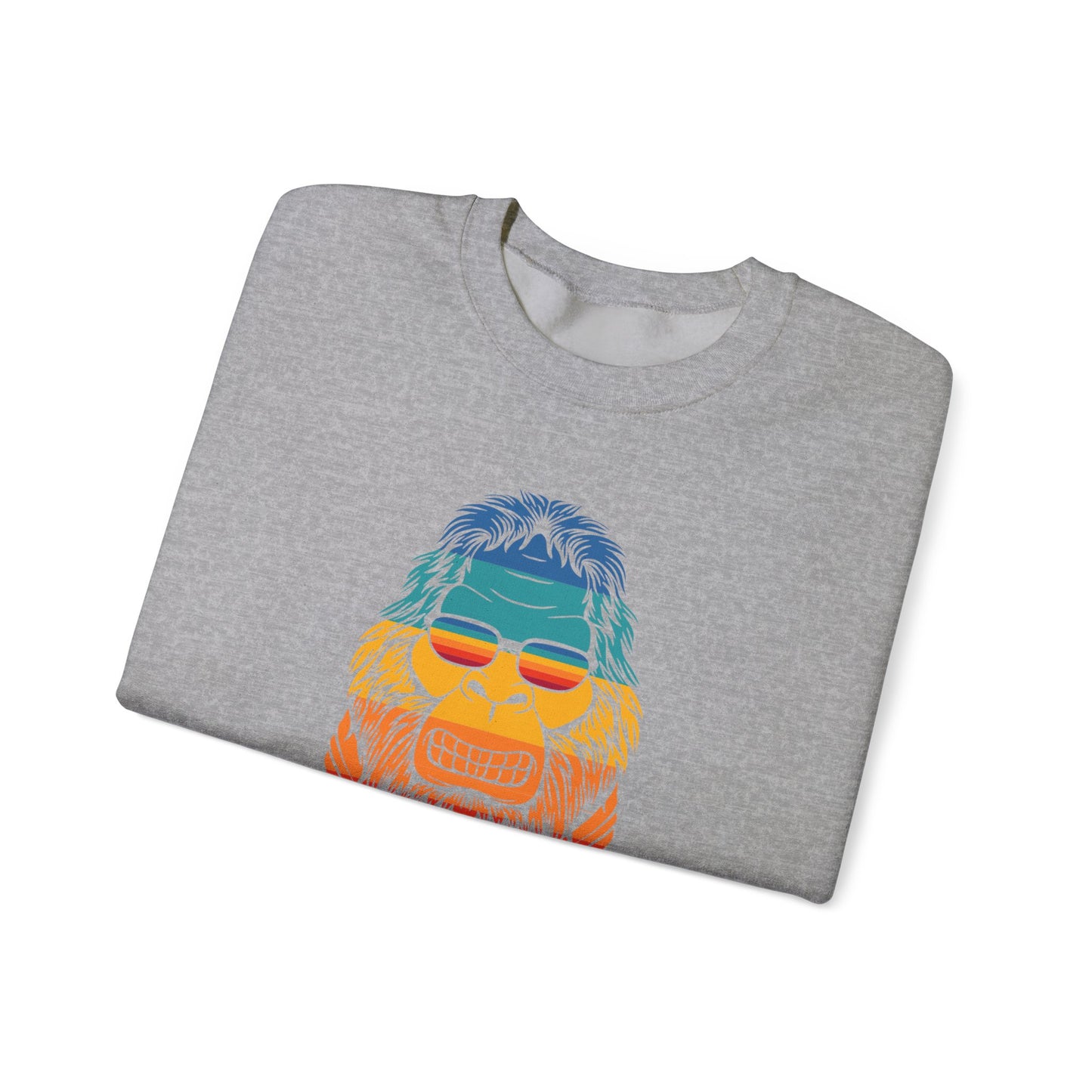 Chill Vibes Sunglass Gorilla Print Unisex Crewneck Sweatshirt