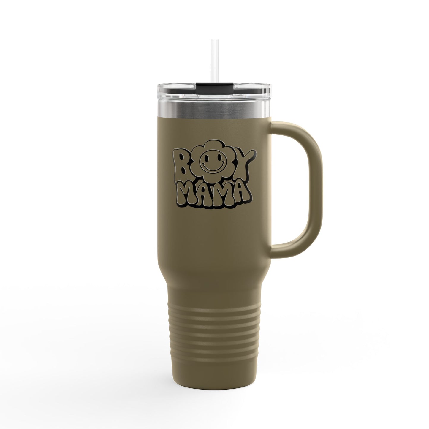 Boy Mama Insulated Travel Mug - 40oz Adventure Companion