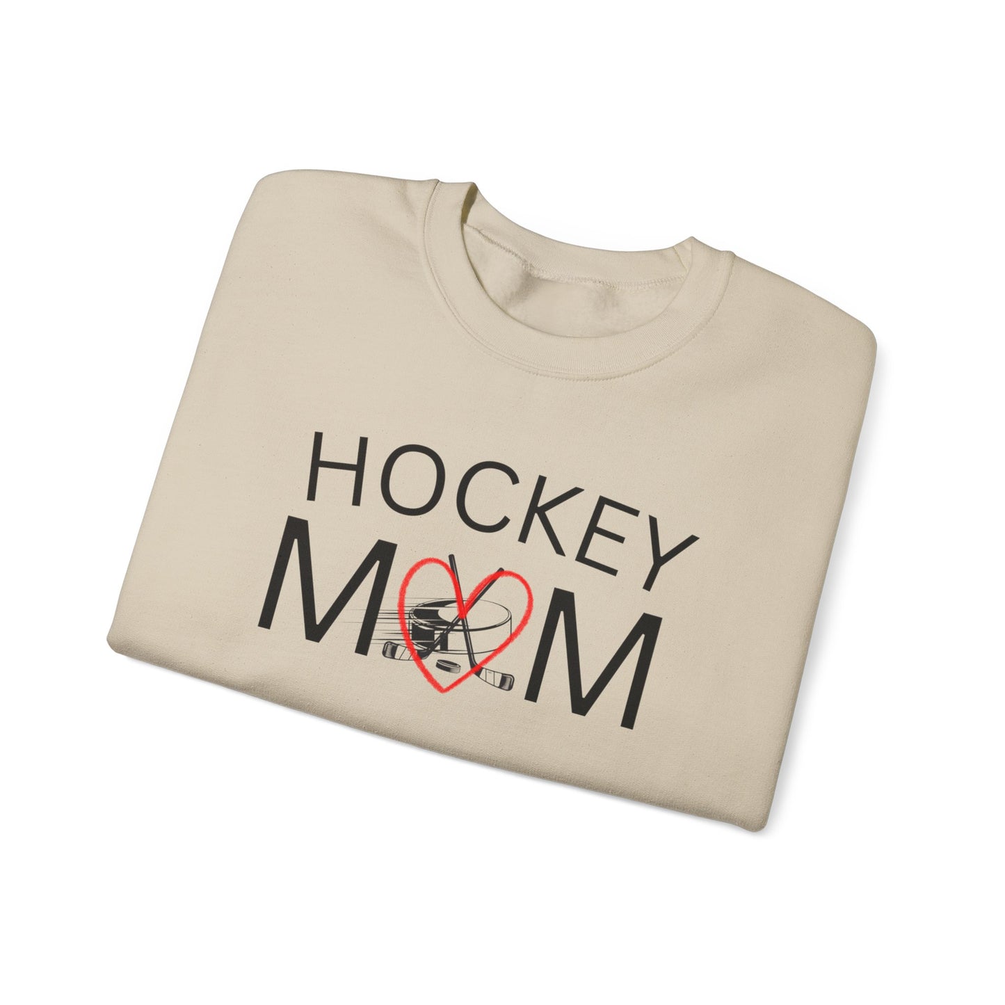 Custom * Hockey Mom Sweatshirt | Unisex Heavy Blend Crewneck | Perfect Gift for Sports Moms