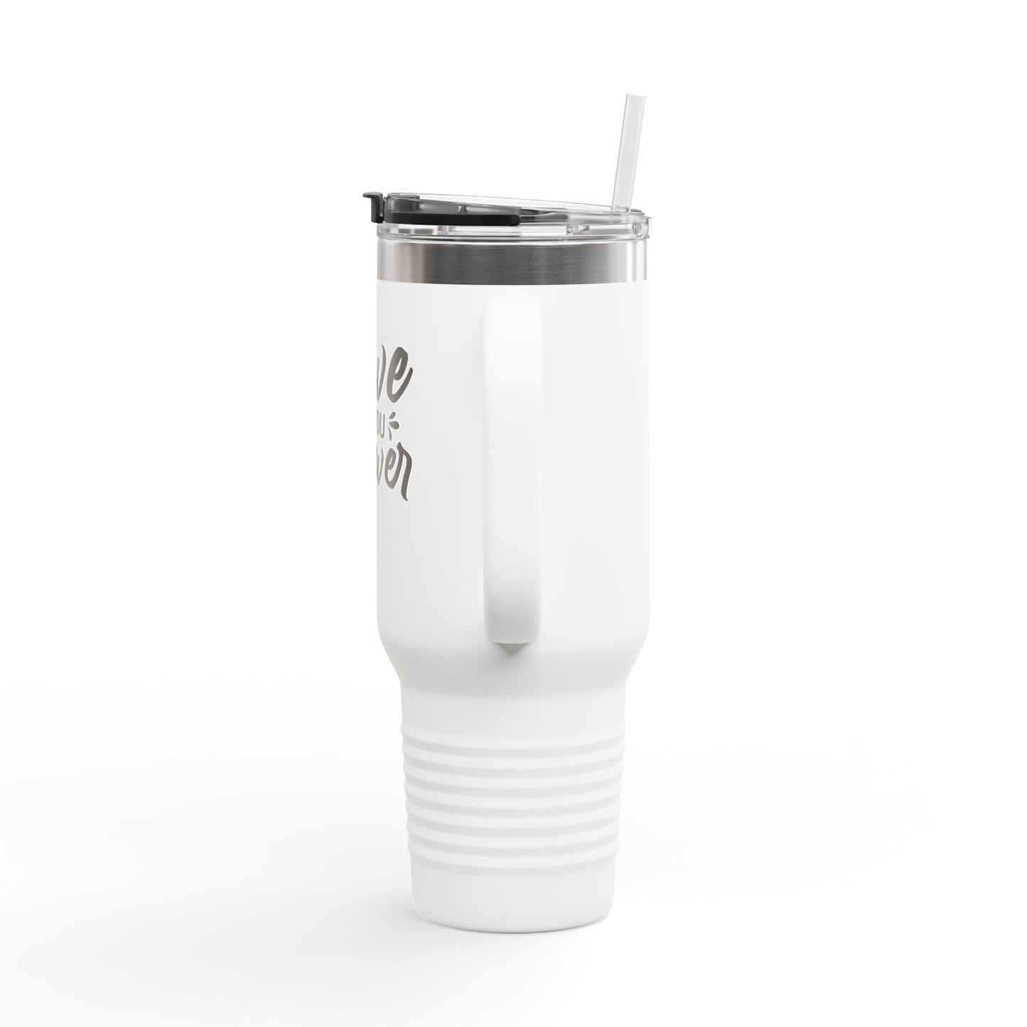 40oz Insulated Travel Mug with 'Love You Forever' Design - Perfect for Daily Hydration and Gifting