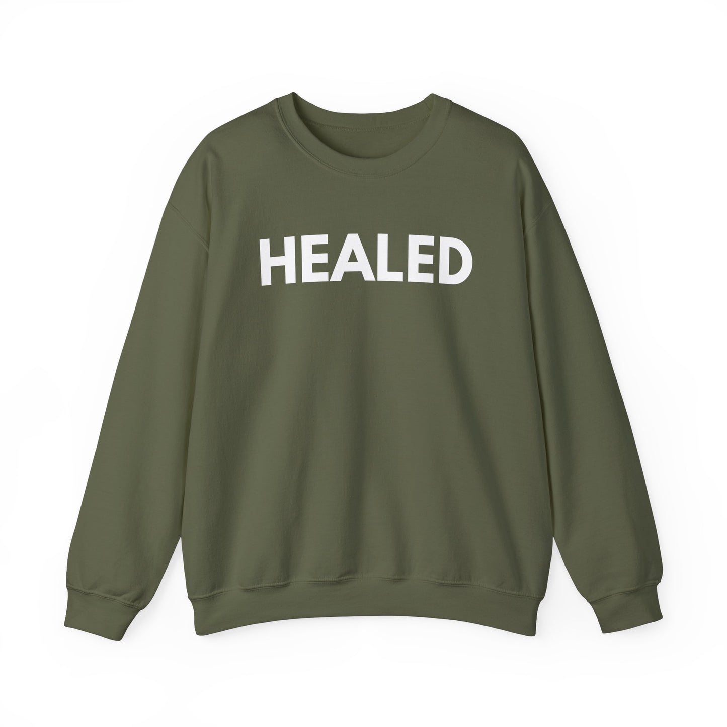 Healed Godly  Unisex Heavy Blend™ Crewneck Sweatshirt - Perfect for Wellness and Self-Care