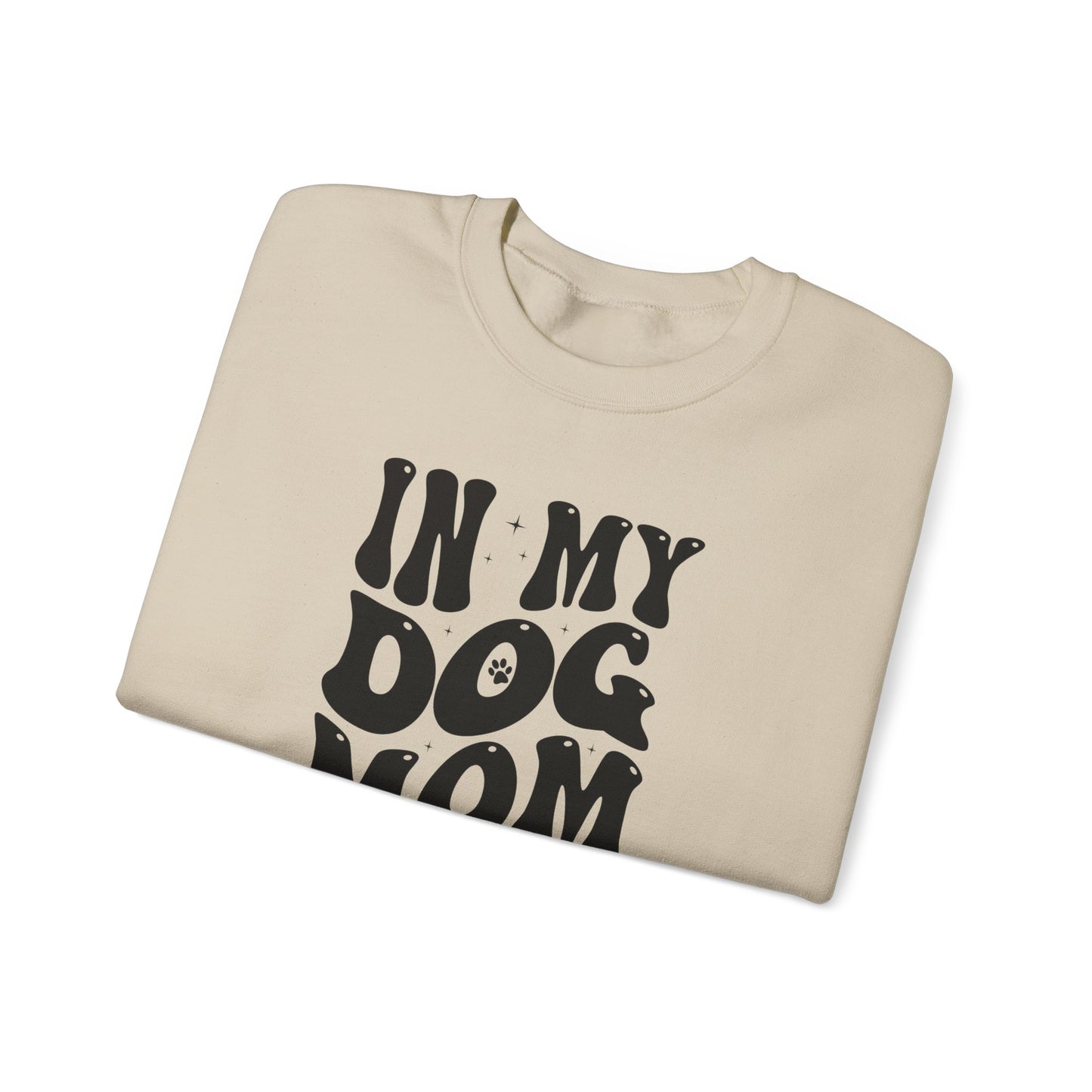 In My Dog Mom Era Unisex Crewneck Sweatshirt for Dog Lovers