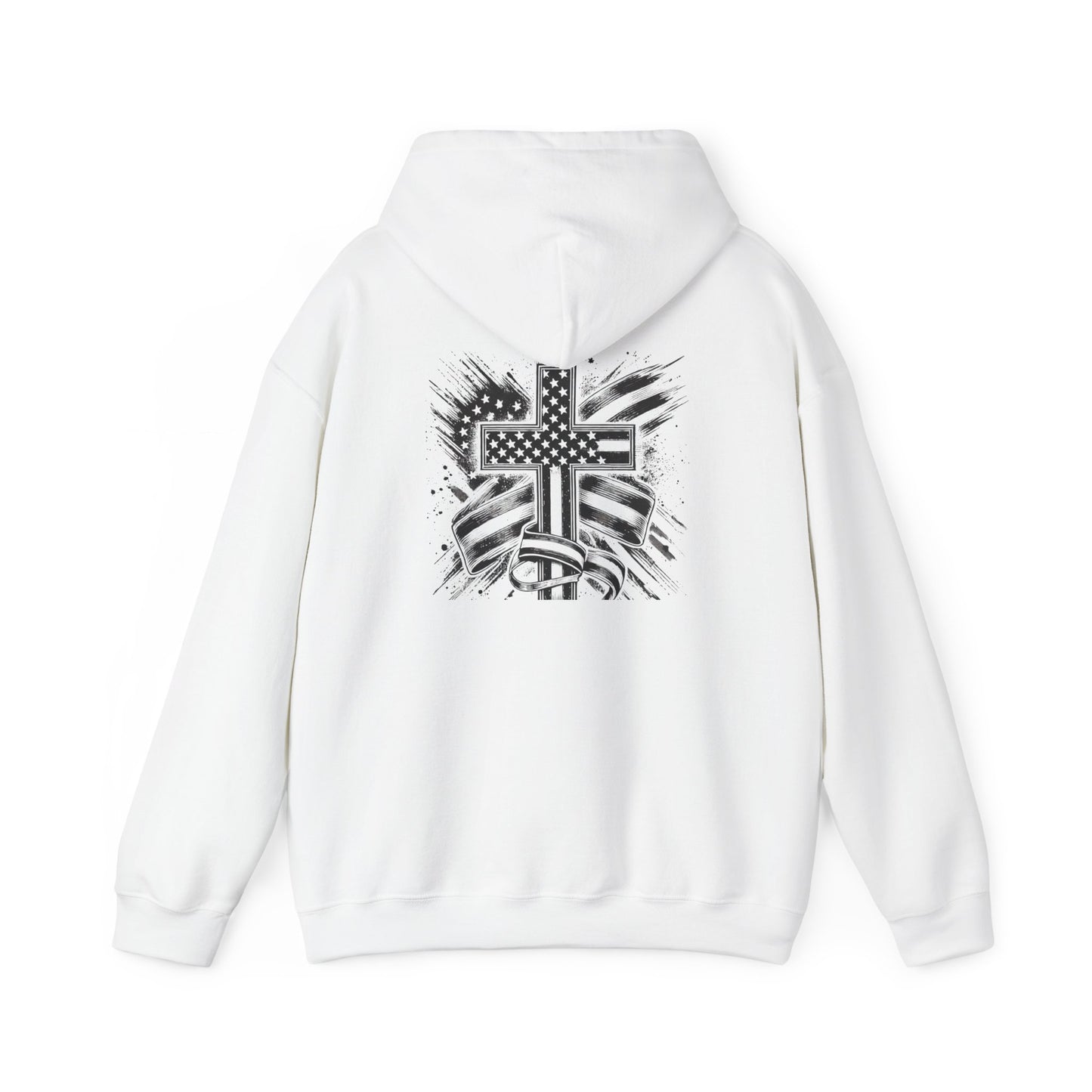 Faith & Freedom Unisex Heavy Blend™ Hooded Sweatshirt - Cozy, Stylish, Perfect for Holidays