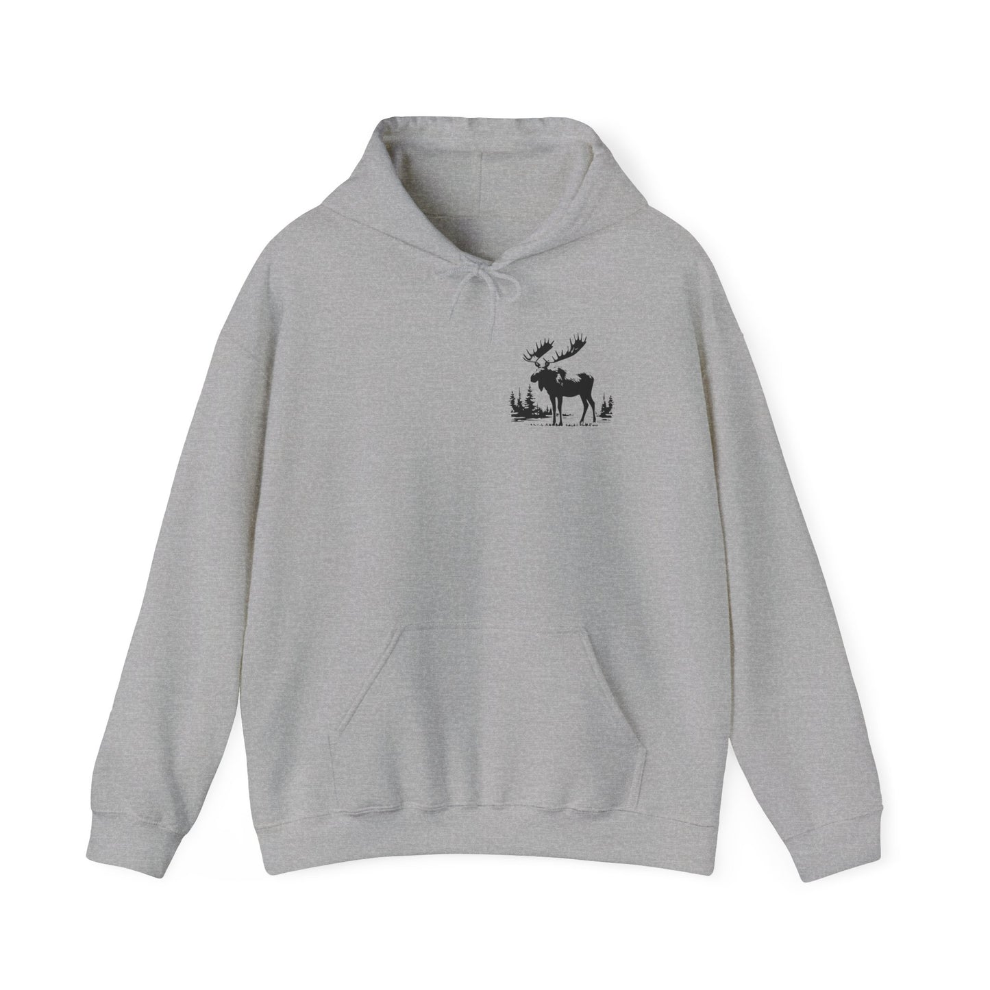 Cozy Moose Graphic Hoodie for Nature Lovers