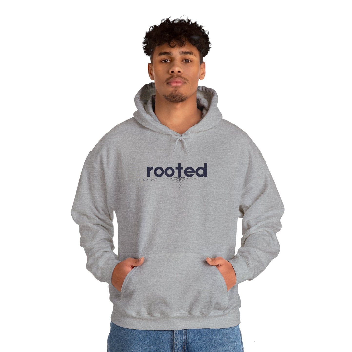 Rooted in Christ - Unisex Heavy Blend™ Hooded Sweatshirt - Cozy and Stylish