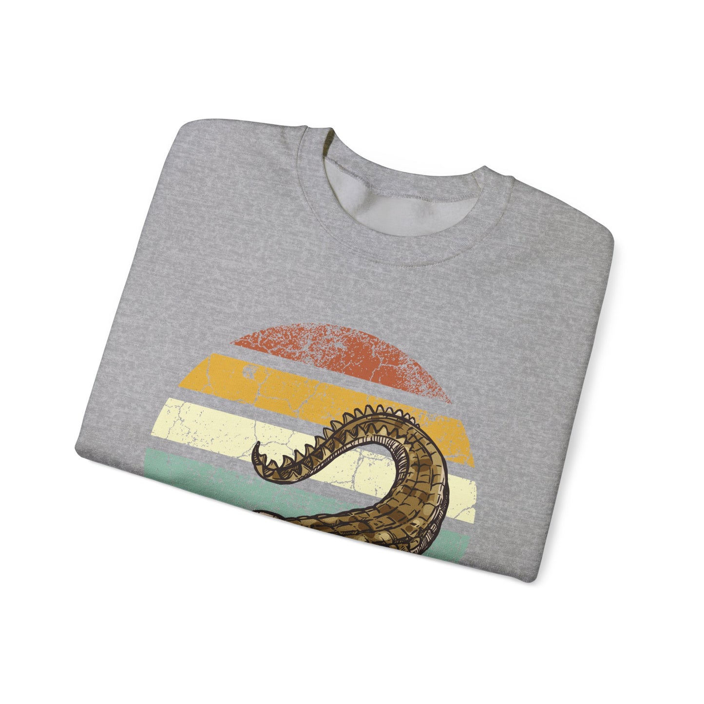 Retro Alligator Graphic Crewneck Sweatshirt