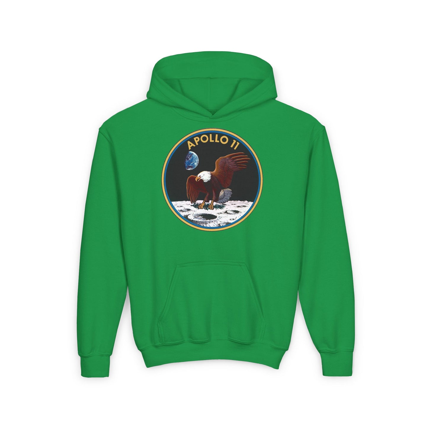 Apollo II Eagle Youth Hoodie - Space Exploration Design